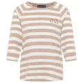 Produktbild: ELBSAND - Women's Celin T-Shirt - T-Shirt Gr M beige/weiß