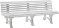 Produktbild: Blome Gartenbank BORKUM 4-Sitzer Länge 2000 mm