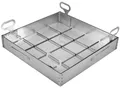 Produktbild: Schachtabdeckung Edelstahl 400x400 Höhe 100 mm Revisionsschacht Gullideckel Auspflasterbar EN - 124