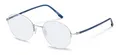 Produktbild: Rodenstock R7145 B000 silver,  blue 51/19/140 Unisex Brillen
