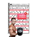 Produktbild: CLEAN SPORTS® Kurzhanteltraining Poster DIN A1 – 36 effektive Übungen & 12 Trainingspläne für Muskelaufbau, Kraft & Definition – Inklusive Videos – Dumbbell Workout Poster für Zuhause & Fitnessstudio