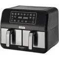 Produktbild: Kenwood HFM20.000MB 2x4L Doppelkammer-System Heißluftfritteuse schwarz/silber