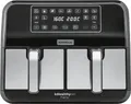 Produktbild: Kenwood kHealthy Fry Twin Airfryer HFM20.000MB 8L Dual Zone 8 Programme Schwarz