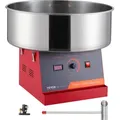 Produktbild: VEVOR Elektrische Zuckerwattemaschine, 1000 W Zuckerwattegeräte, Kommerzielle Zuckerwattemaschine mit Edelstahlschüssel & Zuckerlöffel, Perfekt ... - Rot