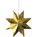 Produktbild: STAR Messing Deko Stern Classic Weihnachts Advents Fenster Dekoration E14 gold