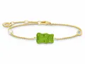 Produktbild: Thomas Sabo A2151-445-6-L19V Armband - HARIBO Gummibärchen - Goldbär - Silber Gelbgold verg. & Perle & Zirkonia - Grün - 16 bis
