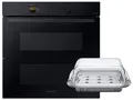 Produktbild: Samsung NV7B6795JDK/U1 Dual Cook Flex Pyrolyse Dampfbackofen Schwarz - Serie 6