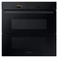 Produktbild: Samsung Dual Cook Flex™ Einbaubackofen, 76 ℓ, , Pyrolyse, Schwarzes Glas, Serie 6, Groß, Elektrischer Ofen, 76 l, 76 l, 1100 W, 30 - 270 °C