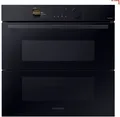 Produktbild: Samsung NV7B6795JDK/U1 DualCook Flex™ Einbaubackofen 76ℓ Pyrolyse Schwarz EEK 