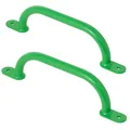 Produktbild: TRIBECCO Klettergriffe für Spielplatz, Klettergerüst, Hochbett & Indoor Kletterwand (350 mm Lindgrün, 2 Stücke)