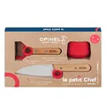 Produktbild: Opinel Le petit Chef - Kinder Kochmesser Set - 3 teilig - Kochmesser - Fingerschutz - Sparschäler - rostfrei
