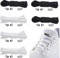 Produktbild: anshuke 6 Paar Elastische Schnürsenkel Metallkapsel Gummi Schuhbänder Sneaker
