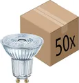 Produktbild: 50er-Sparset OSRAM LED BASE PAR16 GU10 LED Strahler 4.3W wie 50W 36° 2700K warmw
