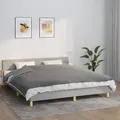 Produktbild: vidaXL Gewichtsdecke mit Bezug Grau 155x220 cm 7 kg Stoff