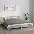 Produktbild: Vidaxx Gewichtsdecke mit Bezug 155x220 cm 7 kg Stoff grau
