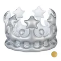 Produktbild: 10 x Aufblasbare Krone, Kostümzubehör, Festival, Königskrone, Spaßkrone Fasching