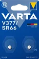 Produktbild: VARTA SILVER Coin V377/SR66 Blister 2 Uhrenbatterien, SILVER Coin
