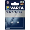 Produktbild: Varta 377101402 Knopfzelle Grau 2 Stück