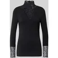 Produktbild: Soyaconcept Slim Fit Longsleeve aus Lyocell-Mix Modell 'Marica' in Black, Größe L