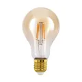 Produktbild: EGLO E27 LED Lampe, Amber Vintage Glühbirne, Leuchtmittel für Retro Beleuchtung, 4 Watt (entspricht 32 Watt), 350 Lumen, warmweiß, 2200k, Edison Birne A75, Ø 7,5 cm