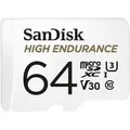 Produktbild: 64GB High Endurance, Speicherkarte weiß, UHS-I U3, Class 10, V30