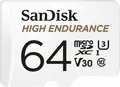 Produktbild: SD MicroSD Card 64GB SanDisk High Endurance SDXC