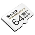 Produktbild: SanDisk High Endurance microSDXC Speicherkarte 64GB + SD Adapter SDSQQNR-064G-GN6IA