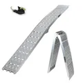 Produktbild: Auffahrrampe Motorradrampe Quadrampe 226 cm 680 kg klappbar geriffelt Alu