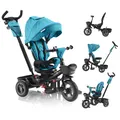 Produktbild: FableKids® Dreirad 5in1 Kinderdreirad Kinder Lenkstange Fahrrad Baby Kinderwagen