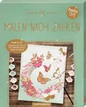 Produktbild: Malen nach Zahlen: Blütenglück: Malen nach Zahlen – entspannende Kunst mit floralen Motiven