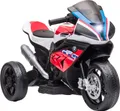 Produktbild: HOMCOM Kinder Elektro-Motorrad Kindermotorrad 6V Elektrofahrzeug Elektro-Dreirad Kinderfahrzeug mit 3 Musikmodi 2,5km/h Elektromotorrad für Kinder ab 18 Monaten PP Metall Rot 82,5 x 42 x 54 cm