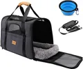 Produktbild: Faltbare Hunde-Tragetasche Katzen-Transporttasche für Haustiere 47L x 32B x 36H
