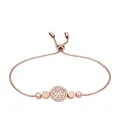Produktbild: Damen Armband Fossil JF02905791 Edelstahl Gold Rose Swarovski