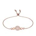 Produktbild: Damen Armband Fossil  JF02905791 Edelstahl Gold Rose Swarovski