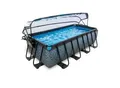 Produktbild: EXIT Frame Pool 400x200x100cm mit Sandfilterpumpe und Abdeckung, versch. Ausführungen