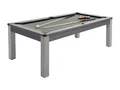 Produktbild: Vente-unique-Multifunktionstisch Billard & Tischtennis - 213 x 112 x 81,5 cm - Grau - Balthazar