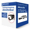 Produktbild: Brink Anhängerkupplung abnehmbar für MAZDA 3 Fliessheck Typ BP AHK
