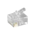 Produktbild: Wentronic TEL MODU RJ12 6P6C ROUND PLUG Westernstecker # 58626