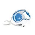 Produktbild: Flexi New Comfort Tape Grey & Blue Medium 5m Retractable Dog Leash/Lead for dogs