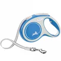 Produktbild: FLEXI Rollleine New COMFORT Gurt - 5m, bis 25kg - blau