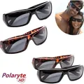 Produktbild: Polaryte® HD UV 400 - Sonnenbrillen Spar Set, 2 Stück, mit Magnet Clip, polarisierte Sonnenbrille für Damen und Herren, schwarz und braun - bordeaux/Braun/Schwarz