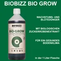 Produktbild: BioBizz Bio-Grow 1 Liter Wachstumsdünger 100% organic Grow
