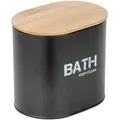 Produktbild: Wenko BOX Gara, Schwarz, Holz, Metall, Bambus, 15x14x11 cm, Ordnen & Aufbewahren, Aufbewahrungsboxen