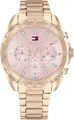 Produktbild: Tommy Hilfiger Multifunktionsuhr MELLIE 1782784, Quarzuhr, Armbanduhr, Damenuhr, Edelstahlarmband, analog, Glassteine