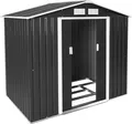 Produktbild: tectake® Gartenhaus mit Satteldach 214 x 130 x 185 cm