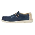 Produktbild: HEYDUDE Wally Coastline Jute Herren - Slip on Schuhe - Mokassin Stil, Navy, 46