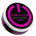 Produktbild: Awaken Energy Pouches Berry mit Koffein 12g (2 Dosen a 20 Stück)