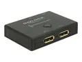 Produktbild: Delock Displayport 2 - 1 Switch bidirectional 4K 60 Hz