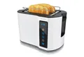 Produktbild: Arendo Toaster Wärmeisoliertes Doppelwandgehäuse, Display mit Restzeitanzeige, 2 kurze Schlitze, für 2 Scheiben, 800 W, Touchpanel, Brötchenaufsatz, 7 Bräunungsgrade, Brotscheibenzentrierung