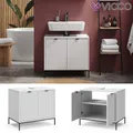 Produktbild: Waschbeckenunterschrank Eliza Weiß 70 x 63 cm mit 2 Türen Vicco